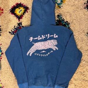 Team Dream Team Cub House Japanese Blue Graphic Hoodie